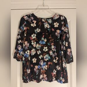 J. Jill - Wearever Collection Ballet Sleeve Crew Neck Top